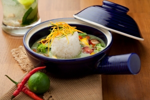 Thai Curry and Sticky Rice bowl